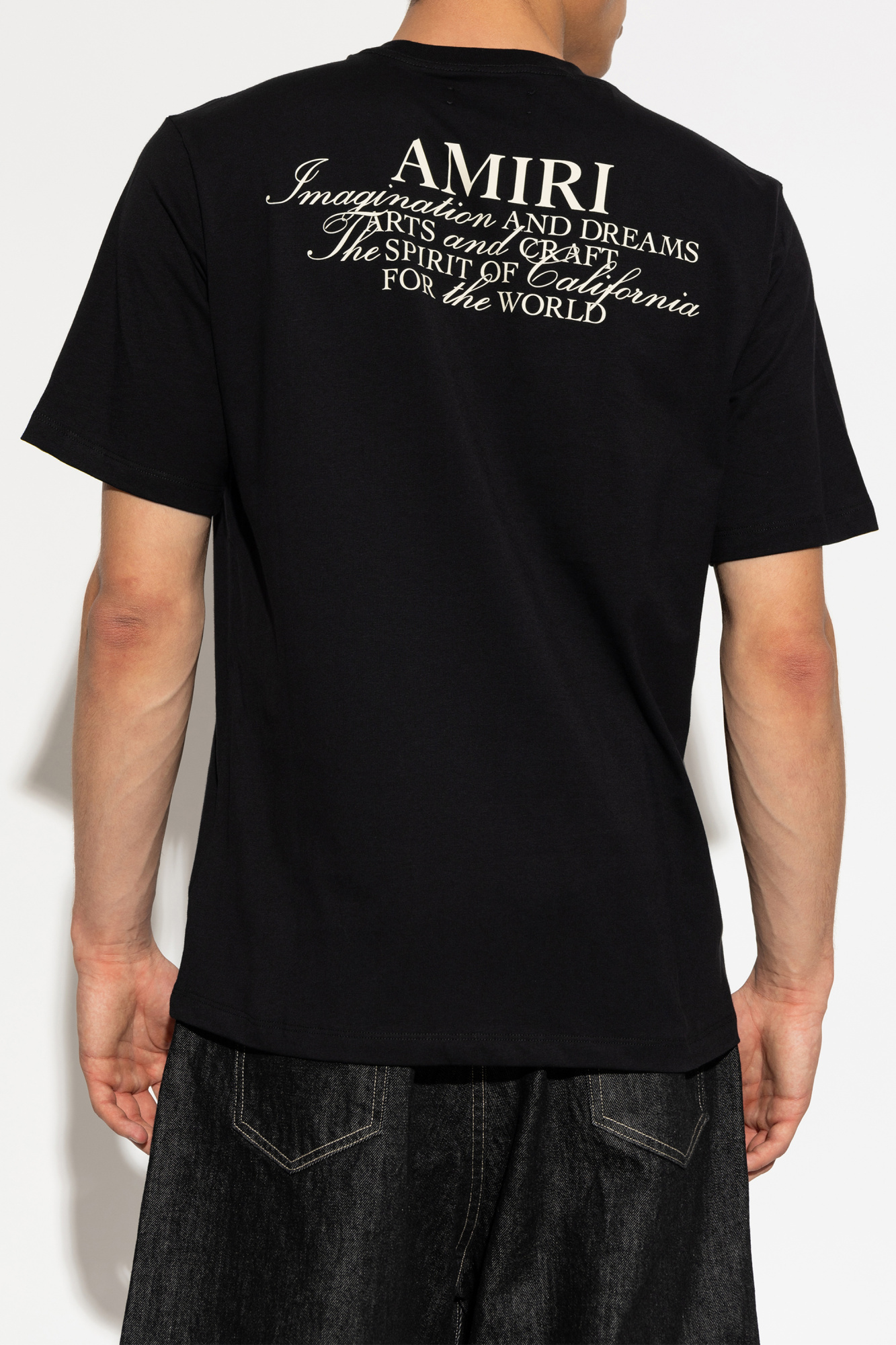 Amiri T-shirt with logo patch | Men's | Vitkac
